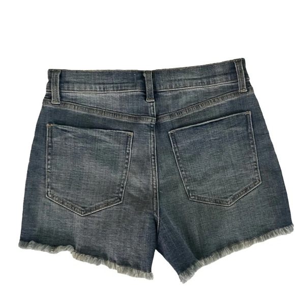 PISTOLA Eliana Fray Hem Blue Jeans Short Size 28 - Picture 2 of 7